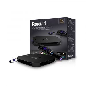 Roku 4 4400R 4K UHD Streaming Media Player