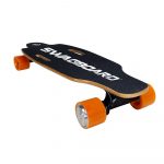 SWAGTRON SwagBoard NG-1 Electric Longboard – UL 2272 Certified Motorized Electric Skateboard with Wireless LED Remote