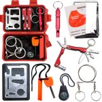 Survival Kit EMDMAK Outdoor Emergency Gear Kit for Camping Hiking Travelling or Adventures from EMDMAK