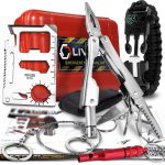 LIVABIT First Aid Safety Tool F.A.S.T. Kit [Venom Sting Extractor - or - SOS Survival Multi Tool Pack - or - T1K Emergency LED Flashlight Kit]
