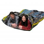 Emergency Survival Mylar Thermal 2 Person Sleeping Bag - Accommodates 2 Adults - 64" X 87"- by Grizzly Gear