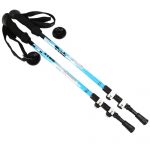 Sportsun Trekking Poles Walking Hiking Sticks for Travel Hiking Climbing- Durable Adjustable Anti-shock Set of 2 (Blue)