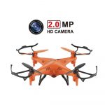 GPTOYS Waterproof Remote Control Quadcopter with 2.0MP HD Camera-Orange
