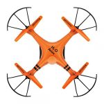 Hosim Aviax H2O Waterproof Drone Headless Mode 2.4GHz 6-Axis Gyro Quadcopter RC Explorers LED Flashing Lights with DIY Support (Orange)