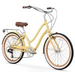 Sixthreezero  EVRYjourney Women's 26-Inch 7-Speed Step-Through Touring Hybrid Bicycle