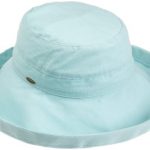 Scala Women's Cotton Big Brim Hat with Inner Drawstring and UPF 50+ Rating