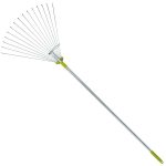 63 Inches Adjustable Garden Leaf Rake