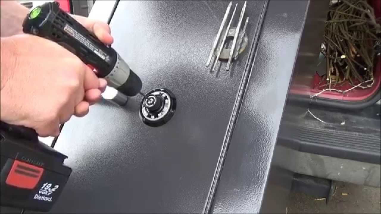 How to break into a gun safe?